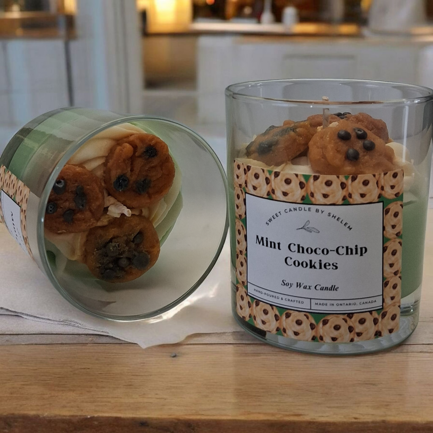 Mint Choco-chip Cookie Candle